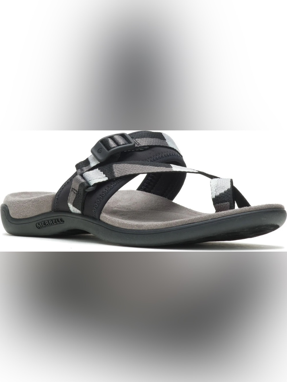 Merrell District 3 Wrap Web sandals patterned webbing straps size 9